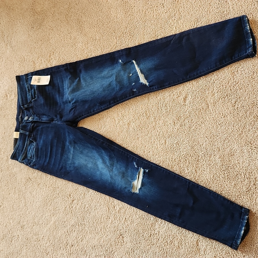 Flying monkey mid rise ankle jeans